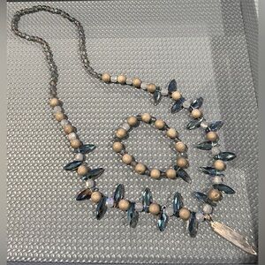 ✨ Handmade Stretch Necklace & Bracelet ✨